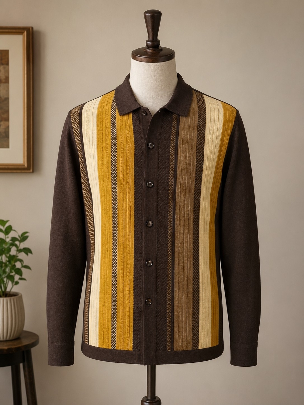Michael Irving 88 Long Sleeve Mens Dress Shirt SIZE L